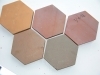 floor hexagonal clincker plates